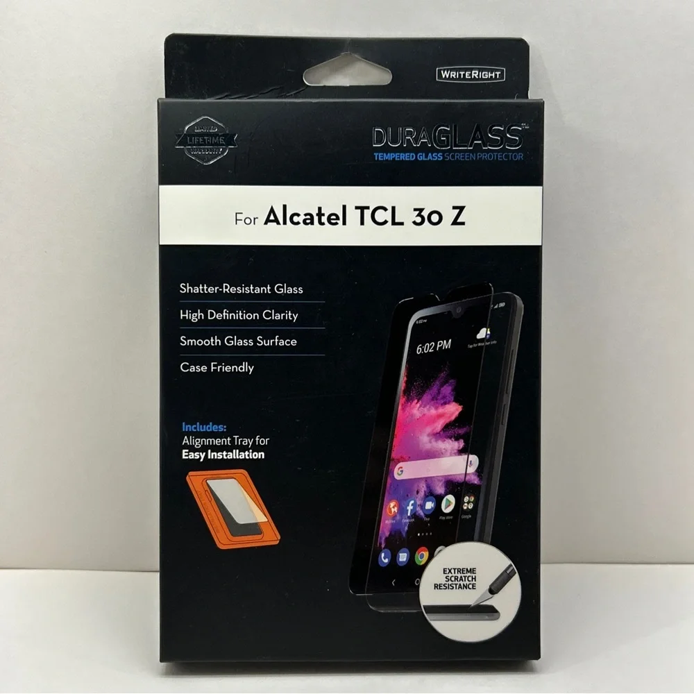 New DURAGLASS Tempered Glass Screen Protector for Alcatel TCL 30 Z